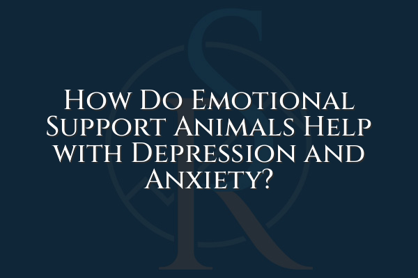 Learn about emotional support animals (ESAs) and how they help individuals with depression and anxiety by offering companionship, reducing stress, and providing therapeutic benefits.