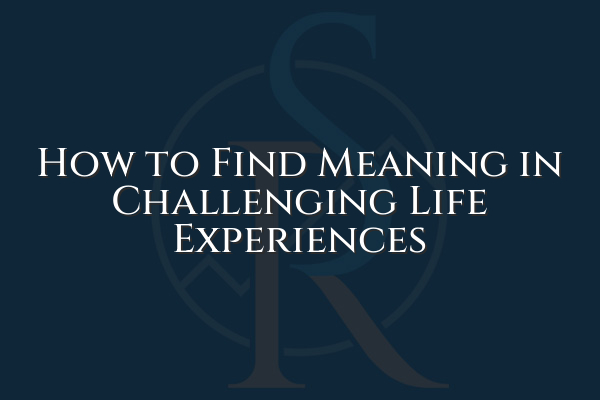 Discover the importance of finding meaning in difficult life experiences to transform and thrive. Overcoming adversity leads to personal growth, resilience, and a greater appreciation for life and relationships.